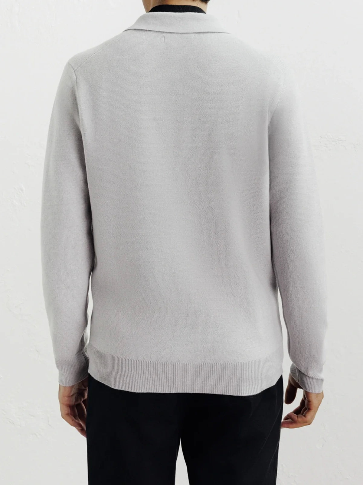 Cardigan surchemise en maille gris chiné - IZAC