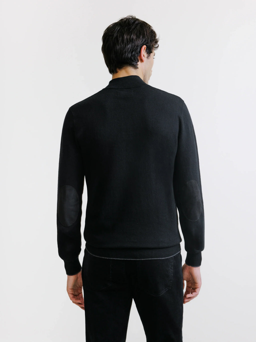 Pull col montant noir - IZAC