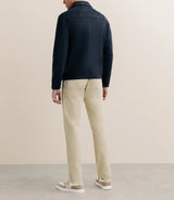 Blouson en suédine marine - IZAC