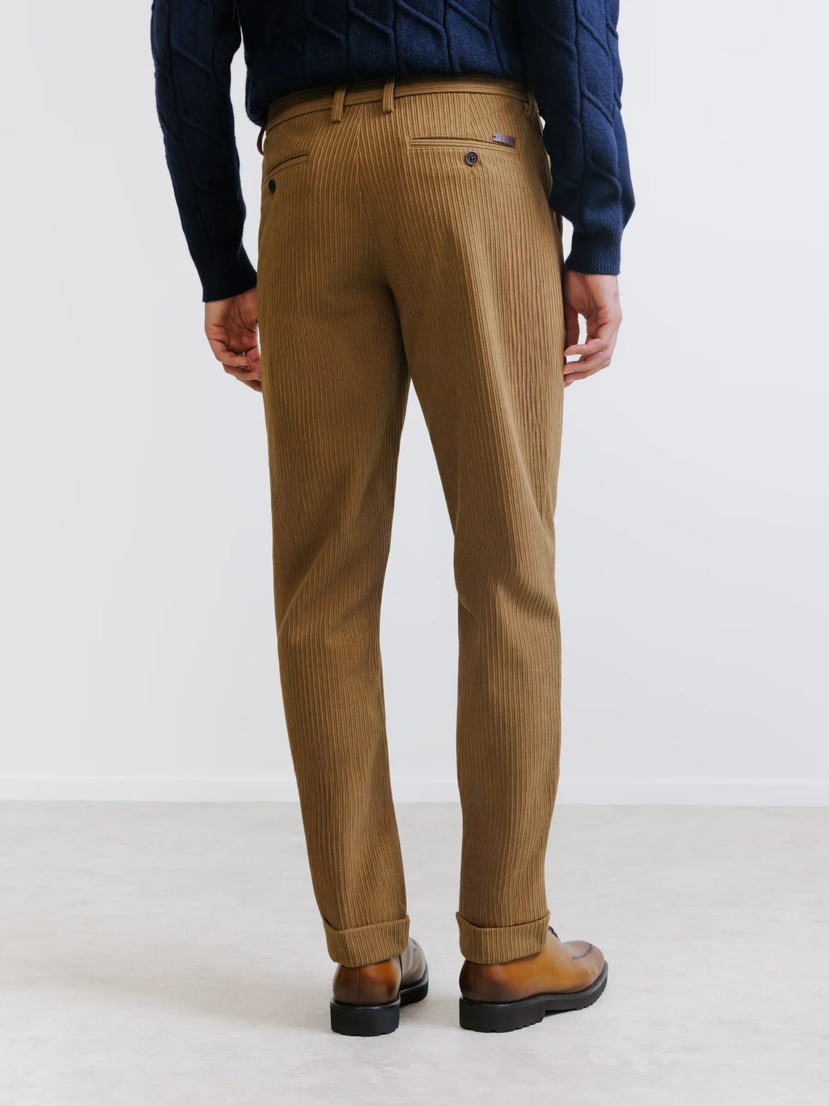 Pantalon en velours camel - IZAC