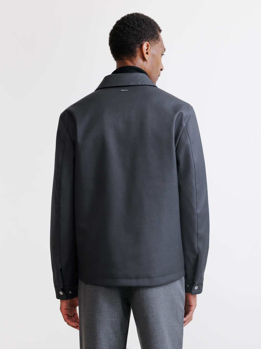 Blouson col chemise anthracite - IZAC