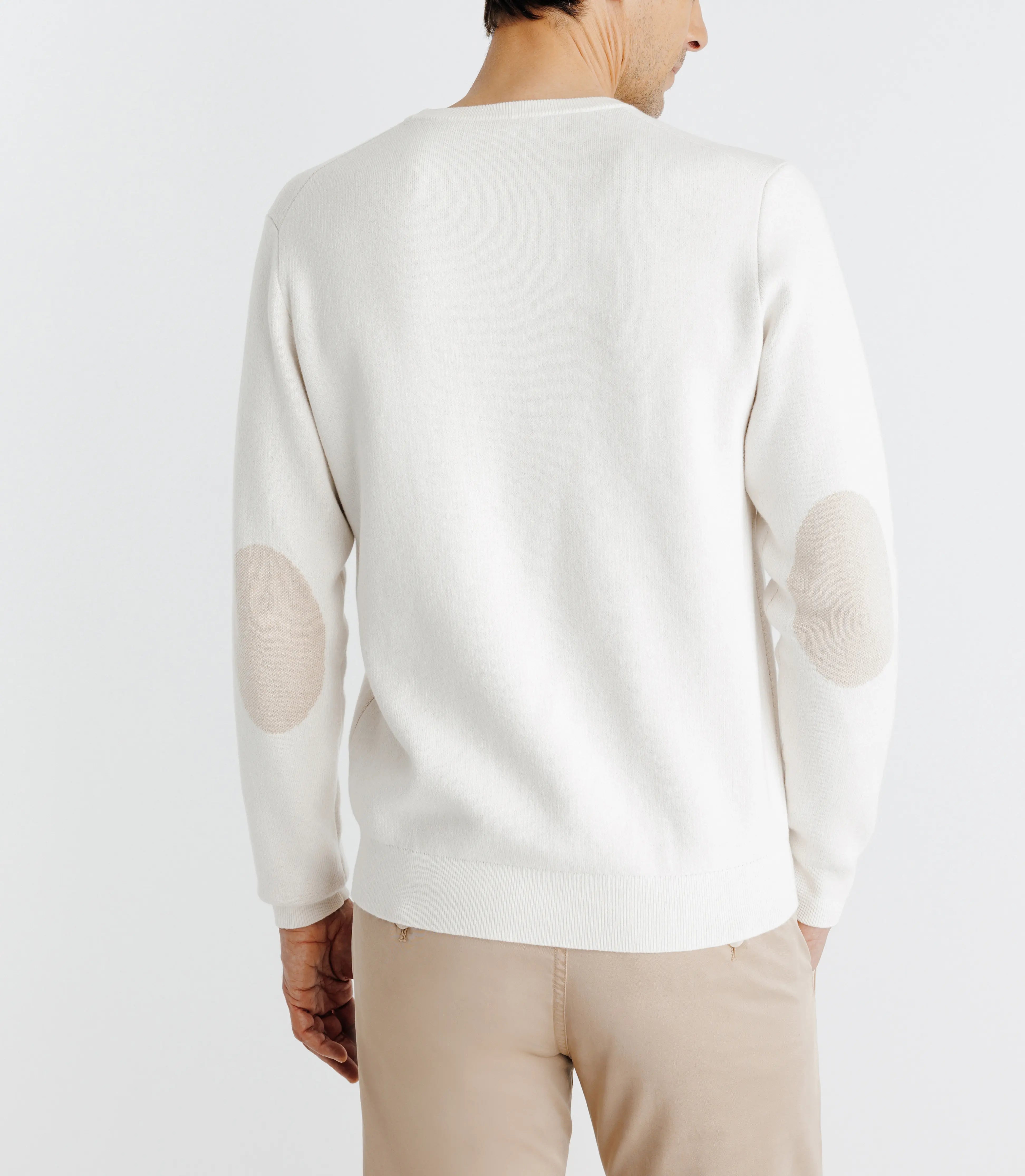 Pull avec message écru - IZAC