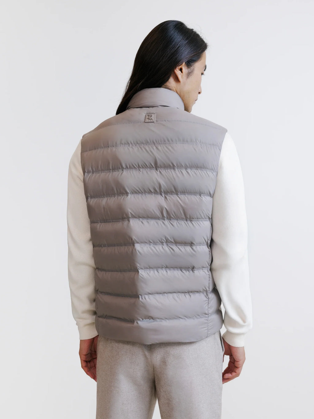Doudoune sans manches taupe - IZAC