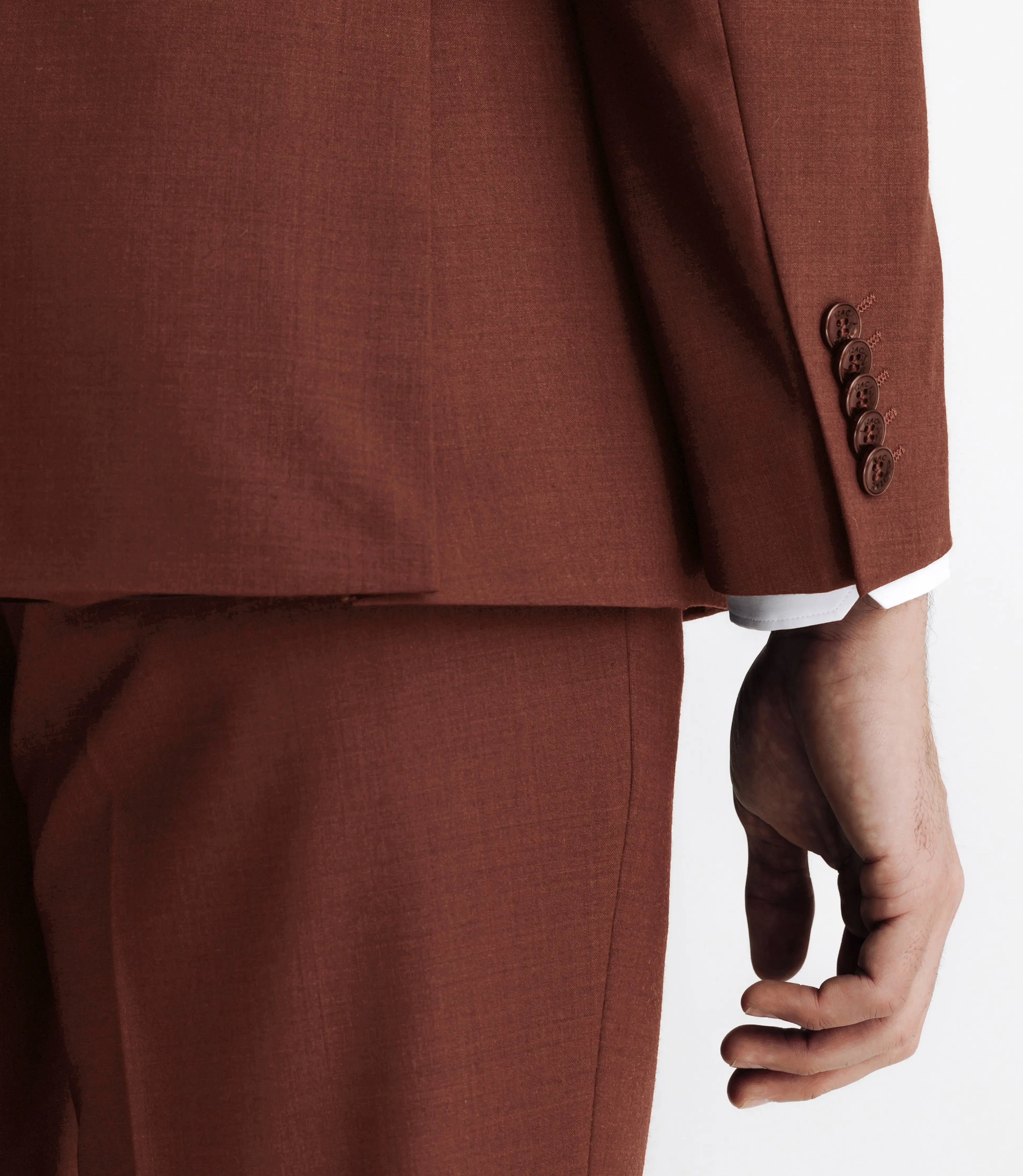 Costume croisé cannelle - IZAC