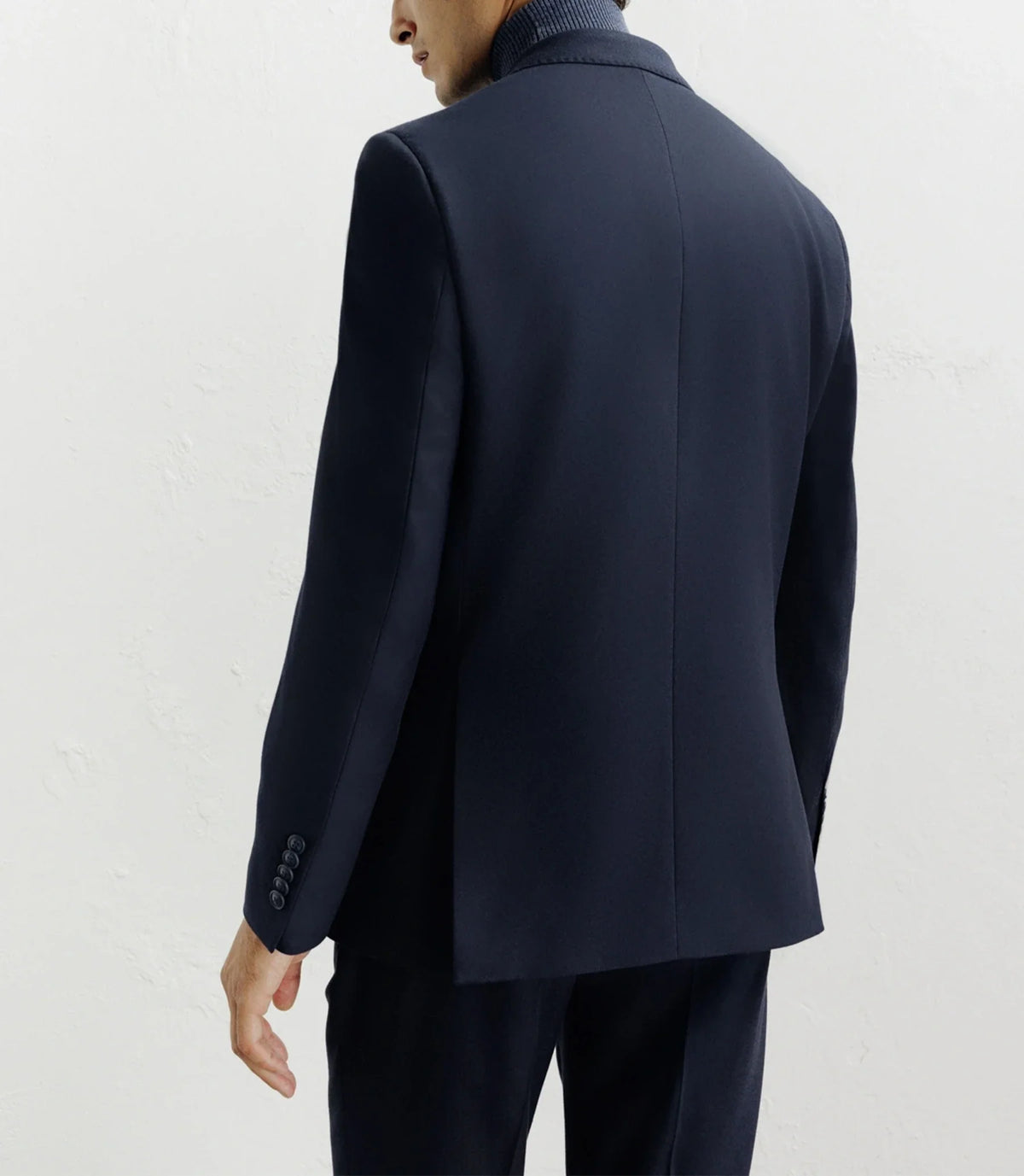 Veste ville en flanelle marine - IZAC