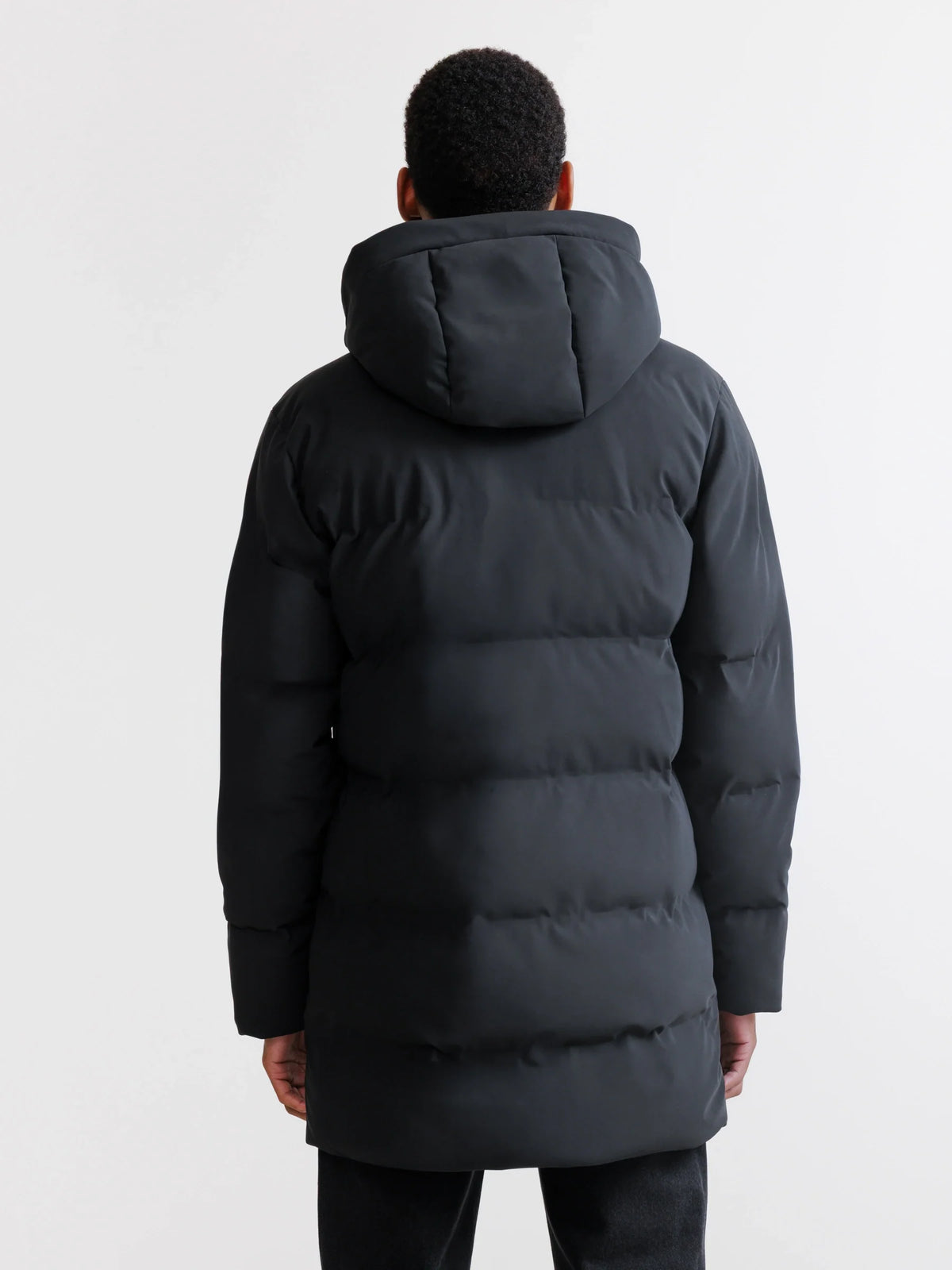 Doudoune mi-longue noire