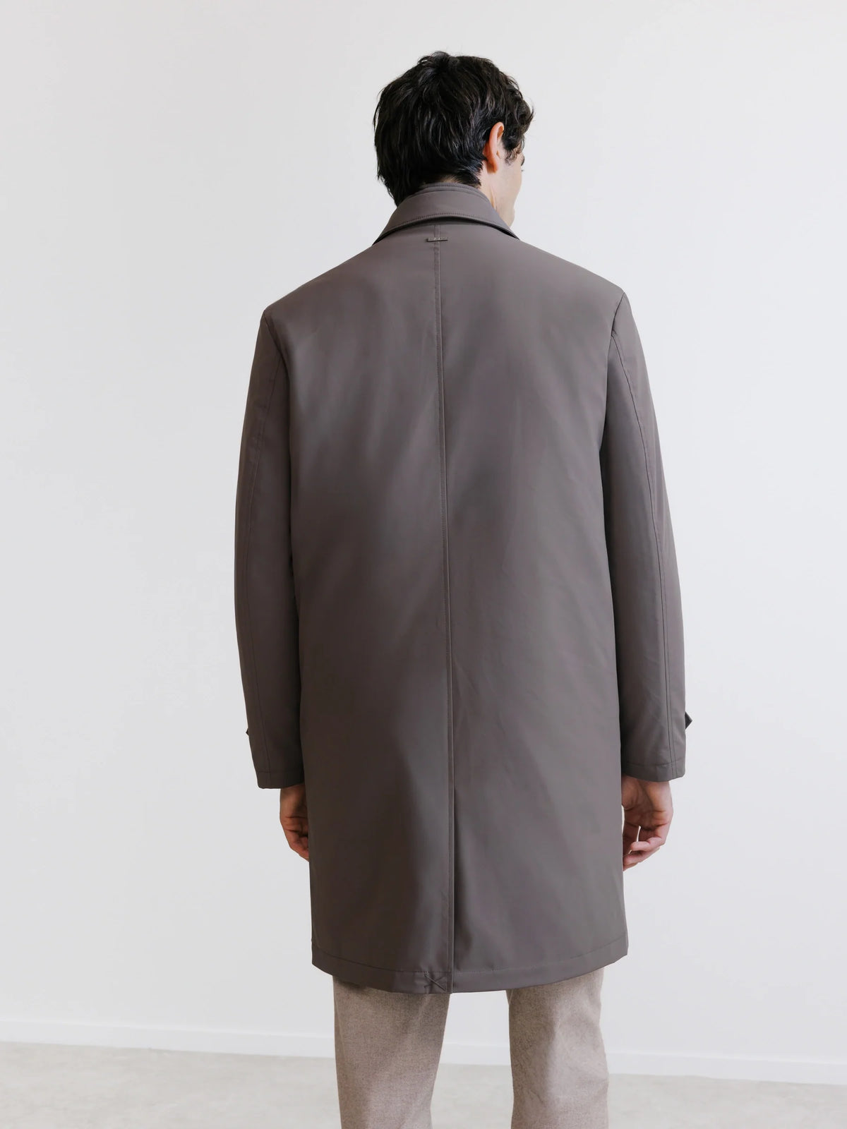 Manteau imperméable taupe - IZAC