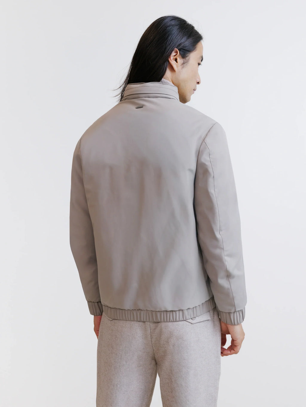 Blouson avec capuche beige - IZAC