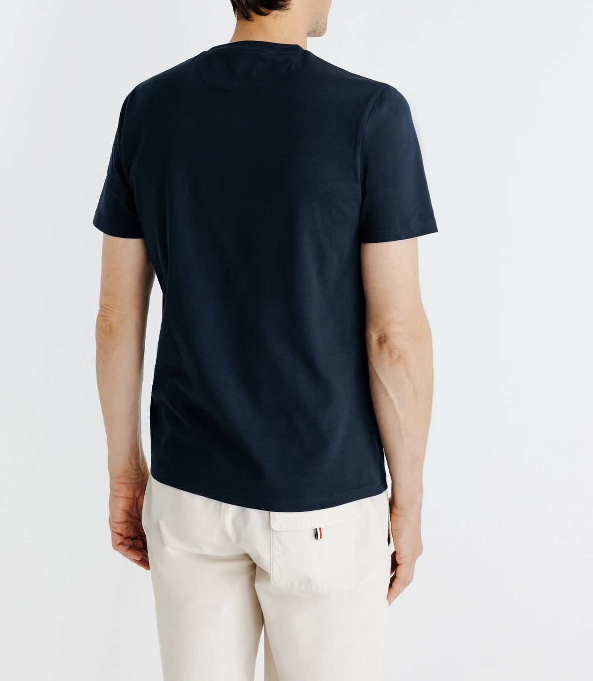 T-shirt avec broderie marine - IZAC
