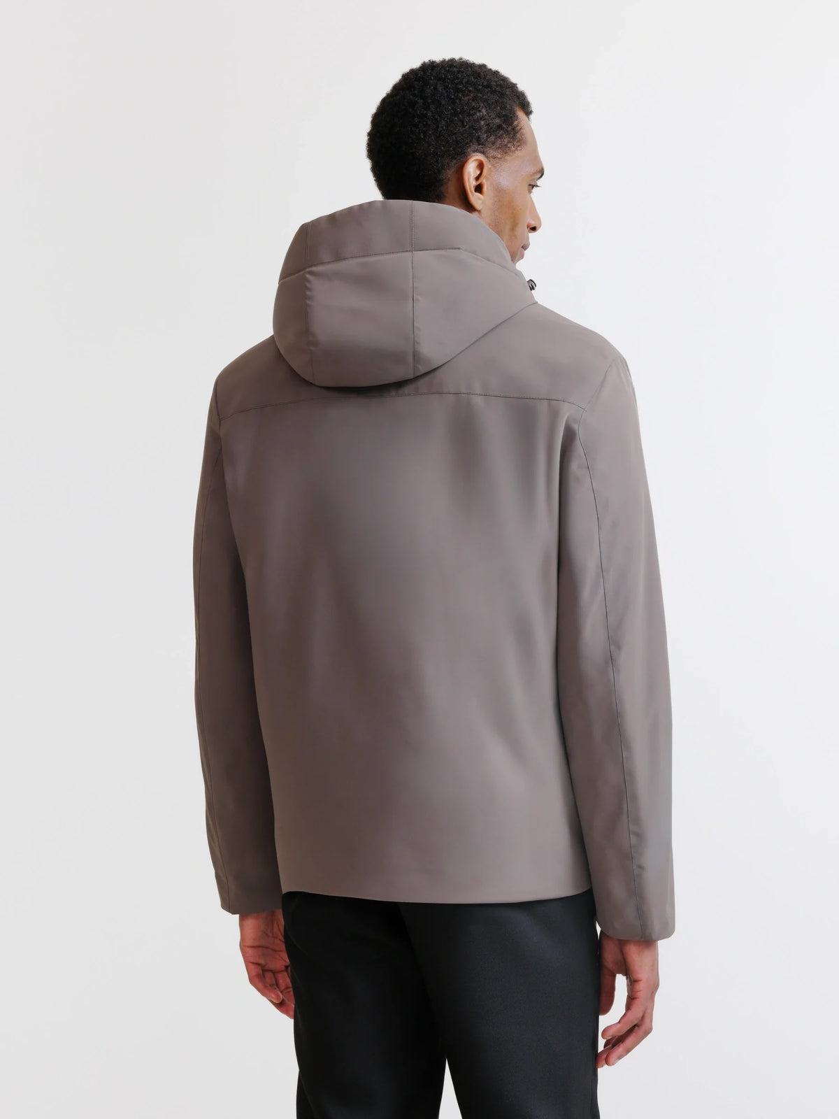 Blouson à capuche taupe - IZAC