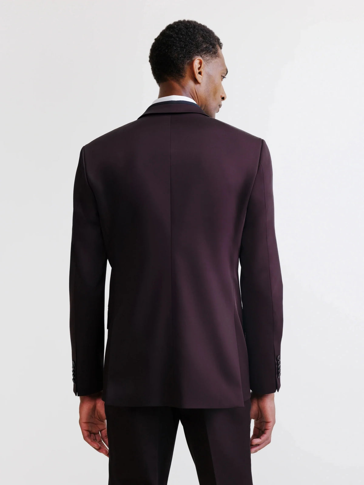 Costume 2 boutons bordeaux - IZAC