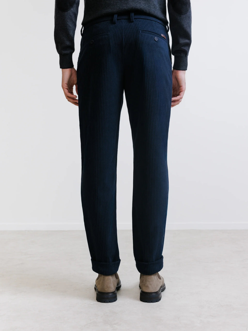 Pantalon en velours marine - IZAC