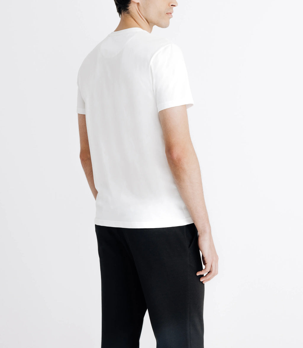 T-shirt avec écriture blanc - IZAC