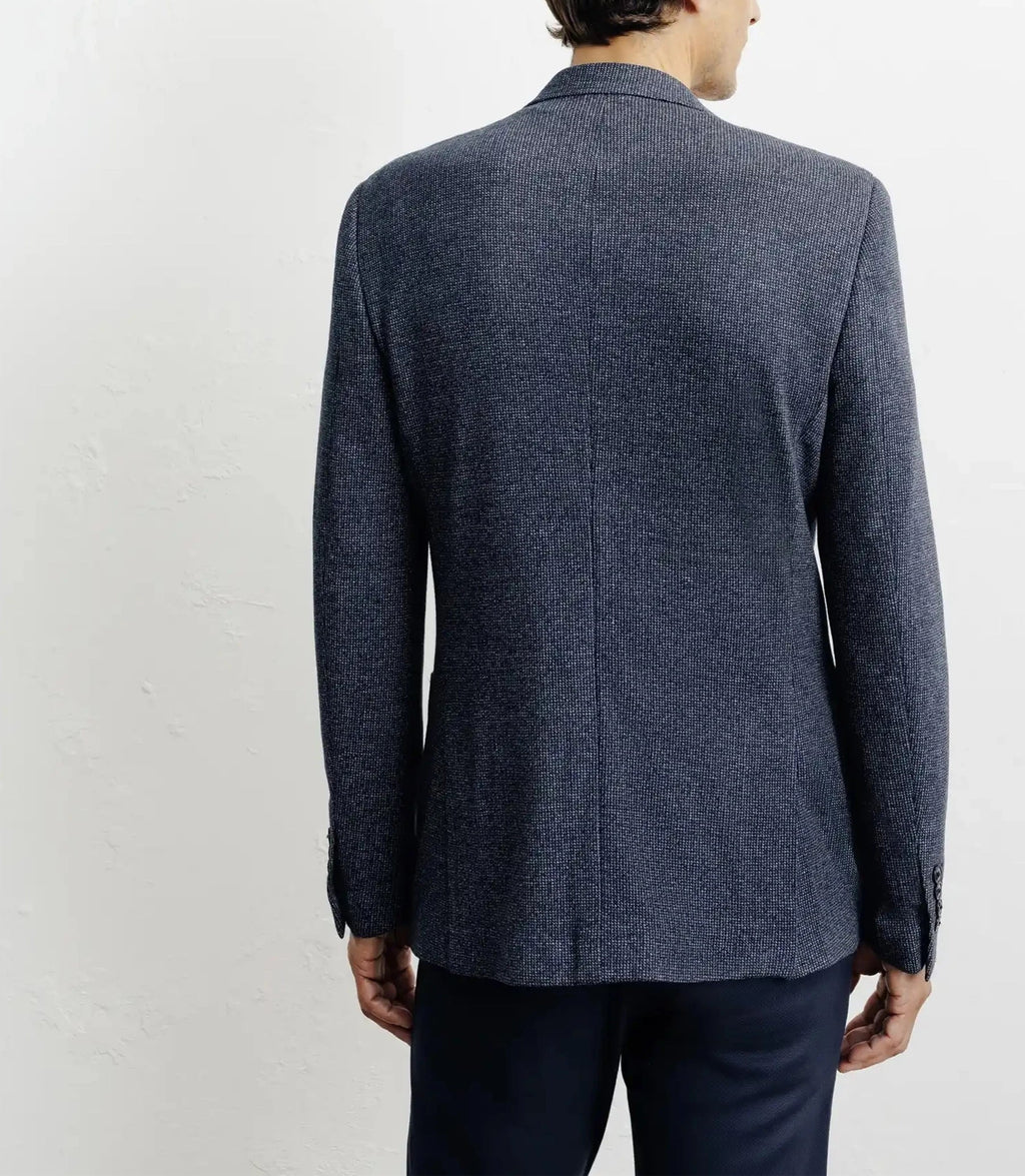 Veste casual en maille marine - IZAC