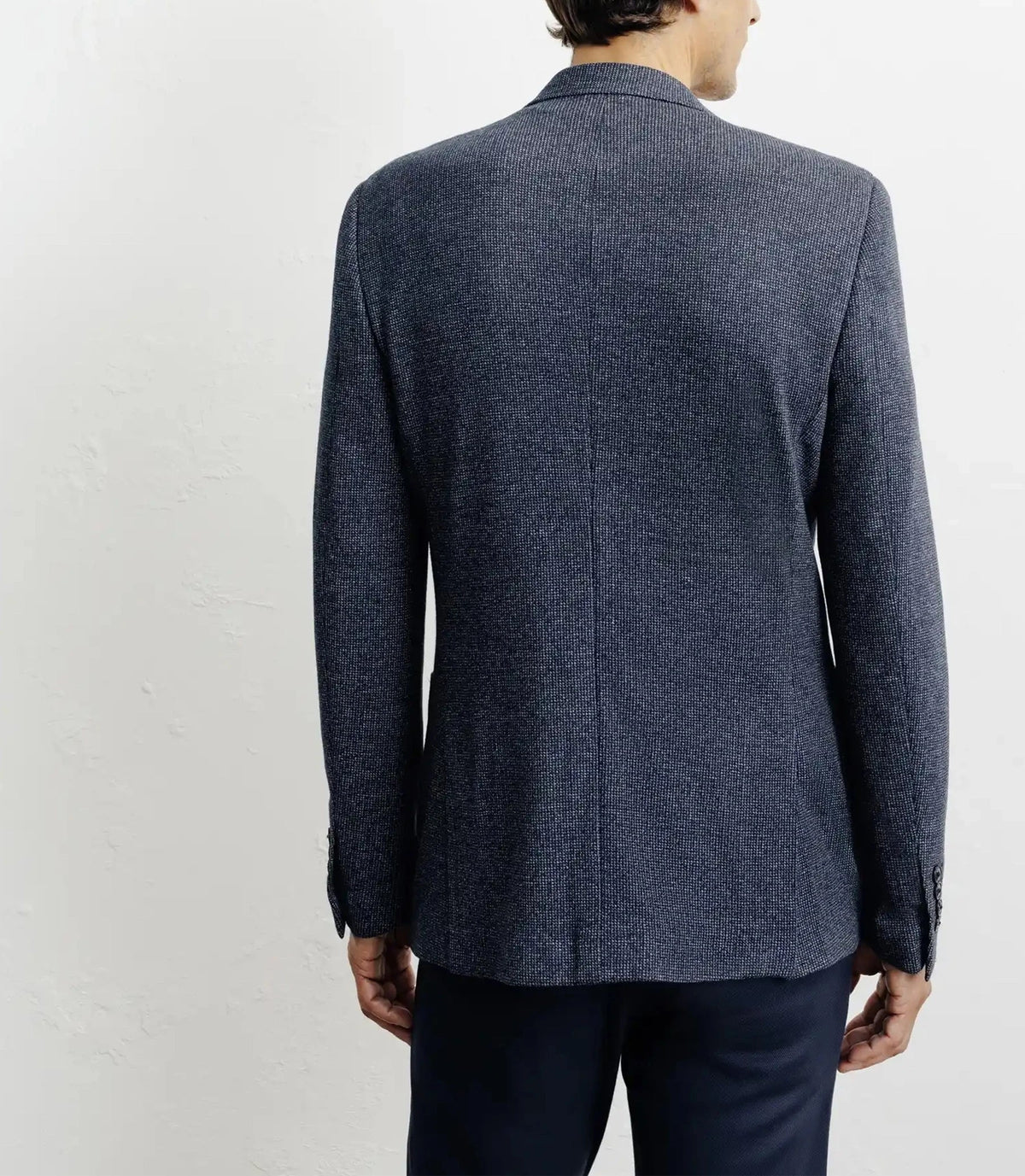Veste casual en maille marine - IZAC