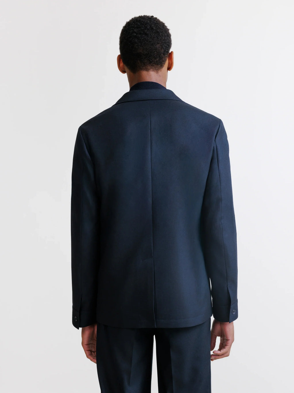 Veste ville en flanelle marine - IZAC