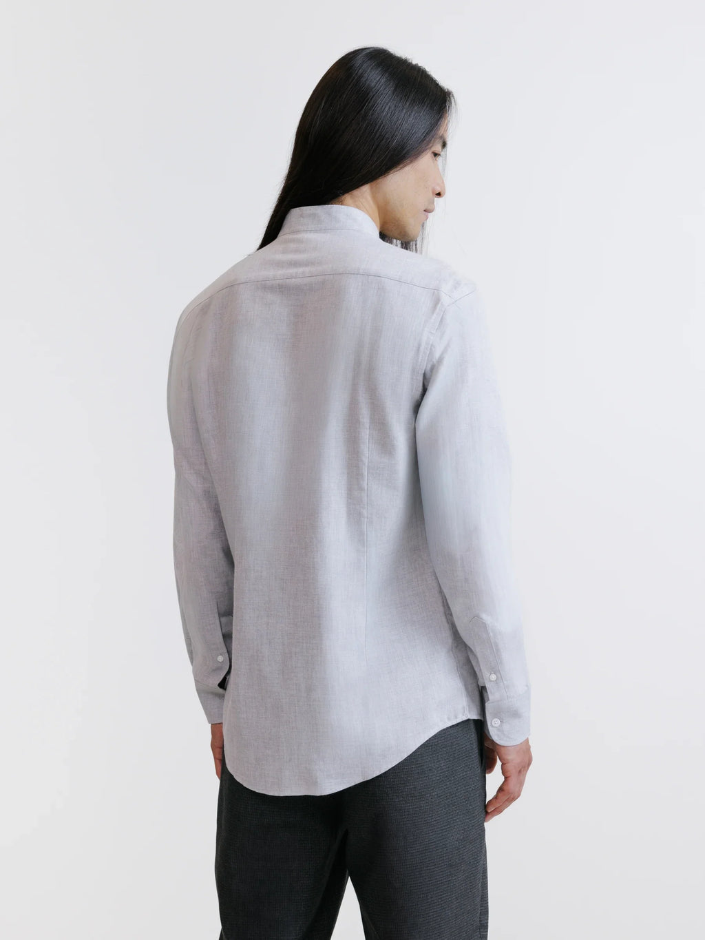 Chemise en flanelle grise - IZAC