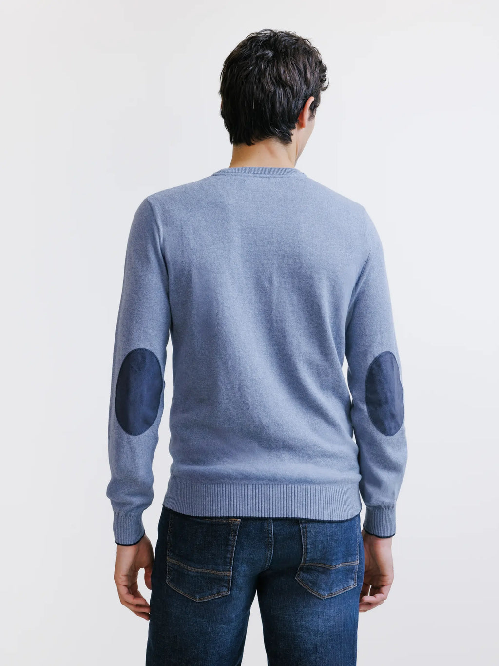 Pull col rond indigo - IZAC