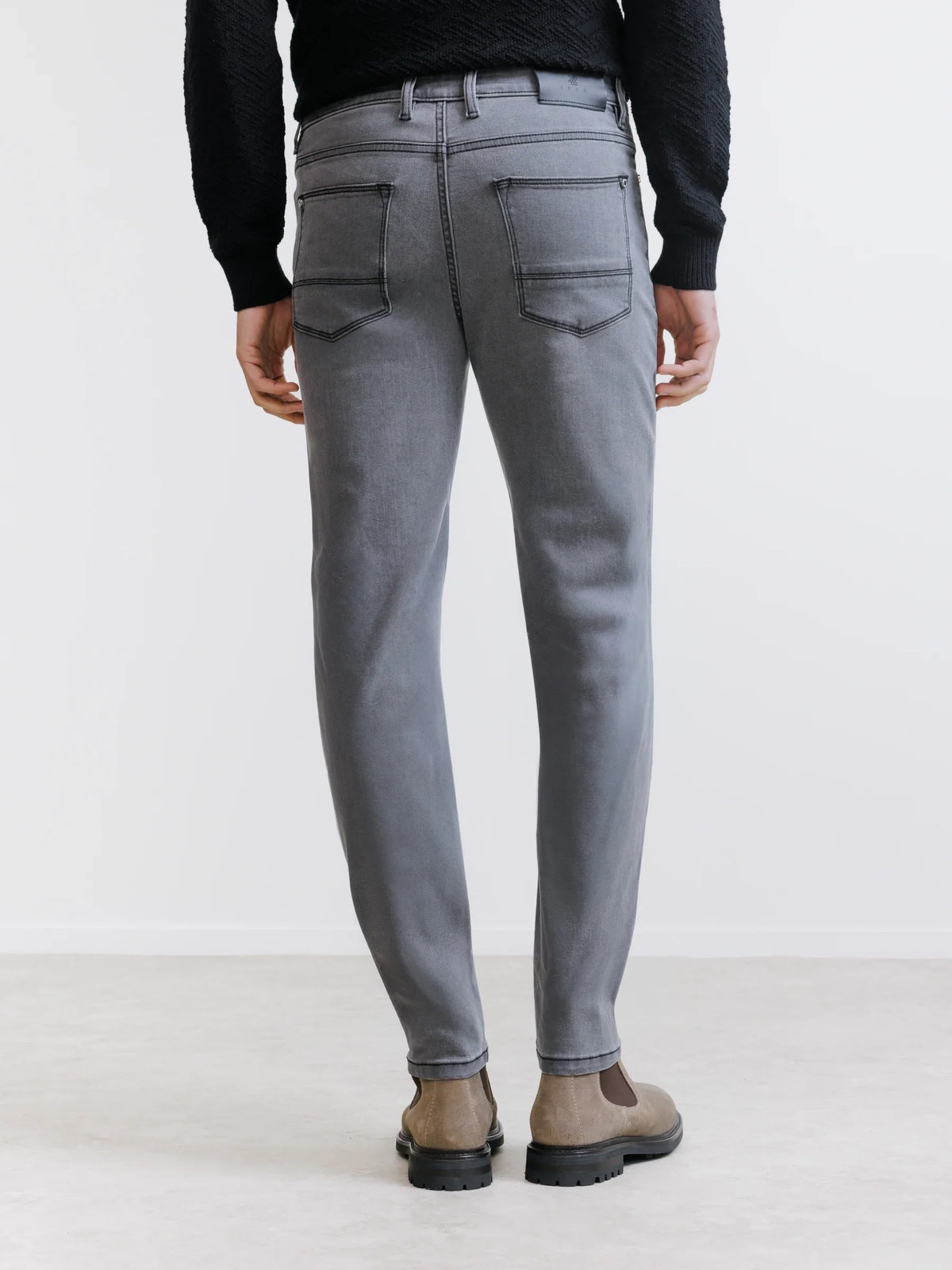Jean 5 poches slim anthracite - IZAC