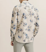 Chemise imprimée à fleurs beige - IZAC