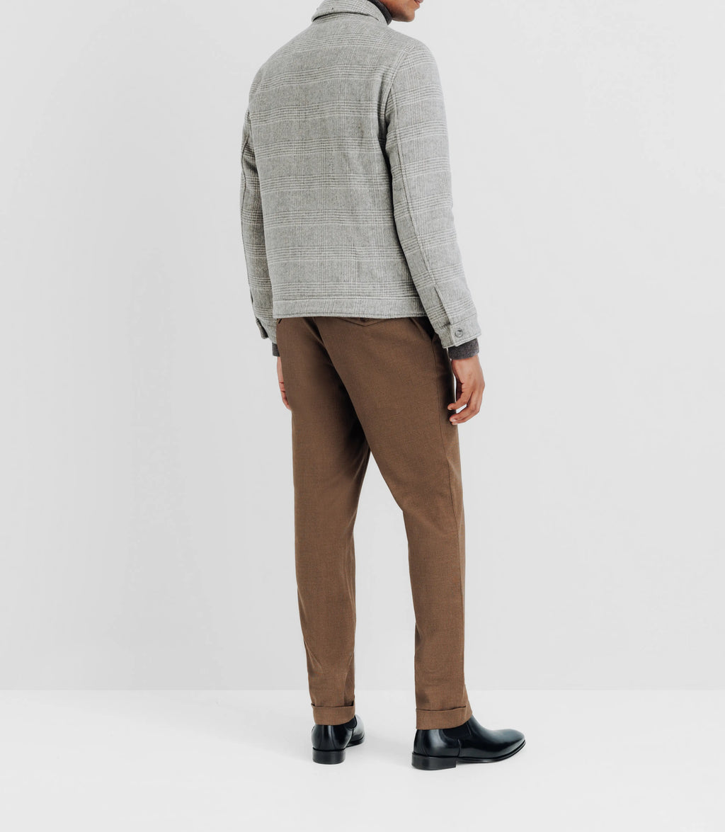 Blouson en laine gris - IZAC