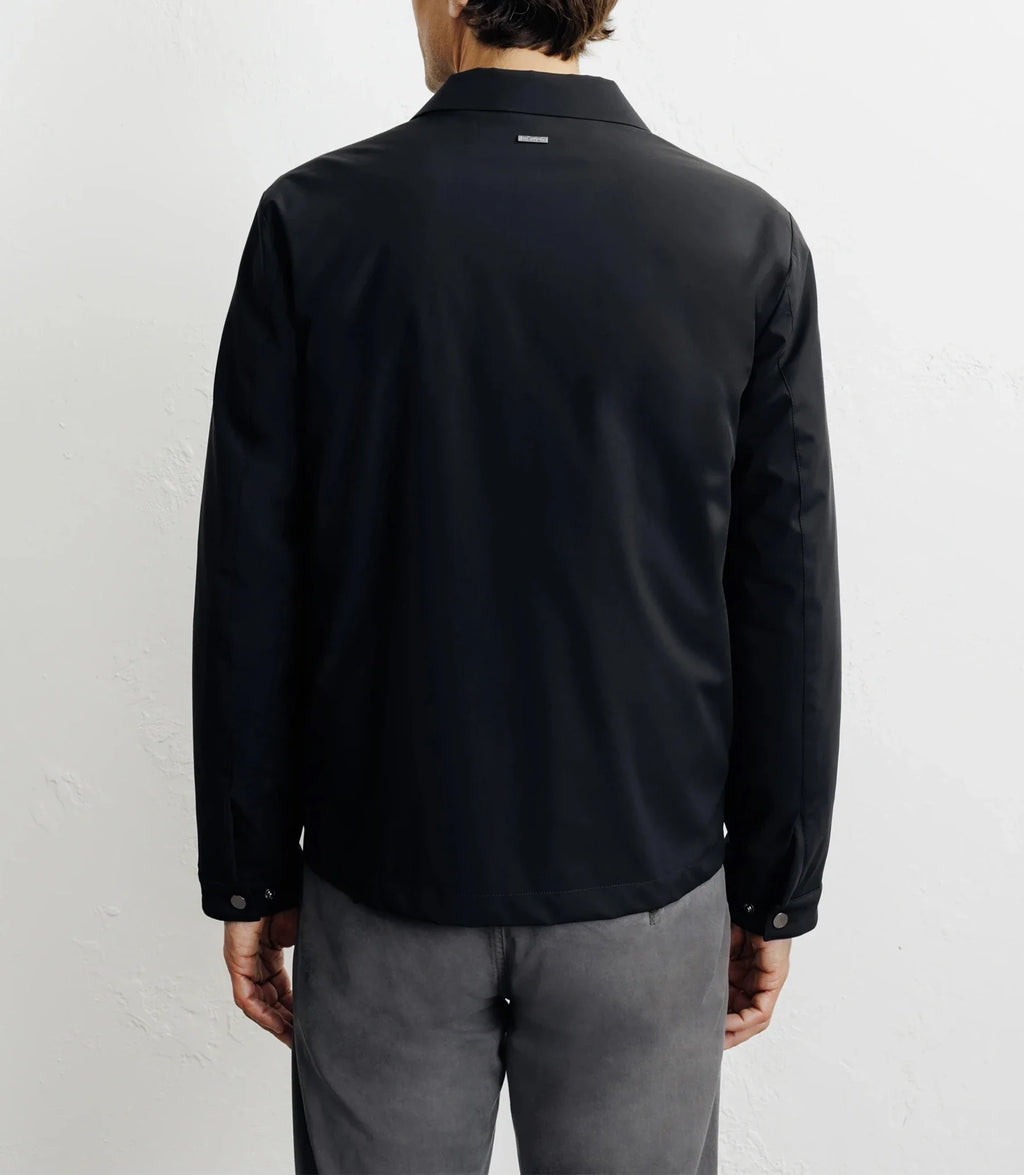 Blouson col chemise noir - IZAC
