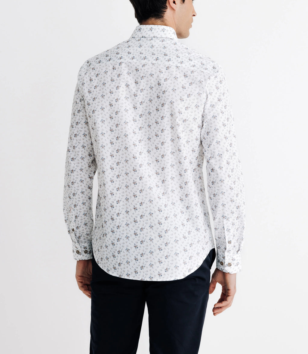 Chemise manches longues avec imprimé floral - IZAC