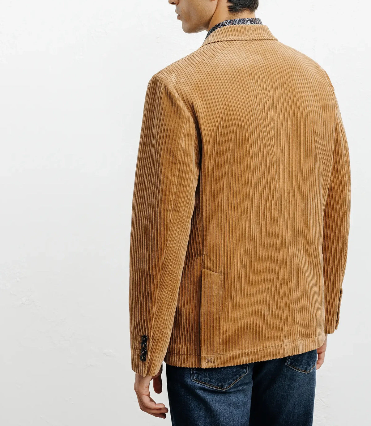 Veste en velours côtelé camel - IZAC