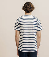 T-shirt marinière marine - IZAC