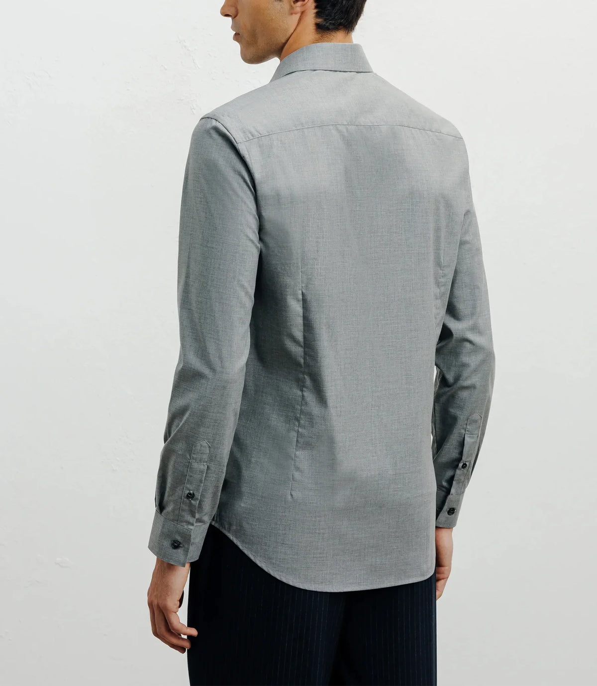 Chemise ville imprimée grise - IZAC