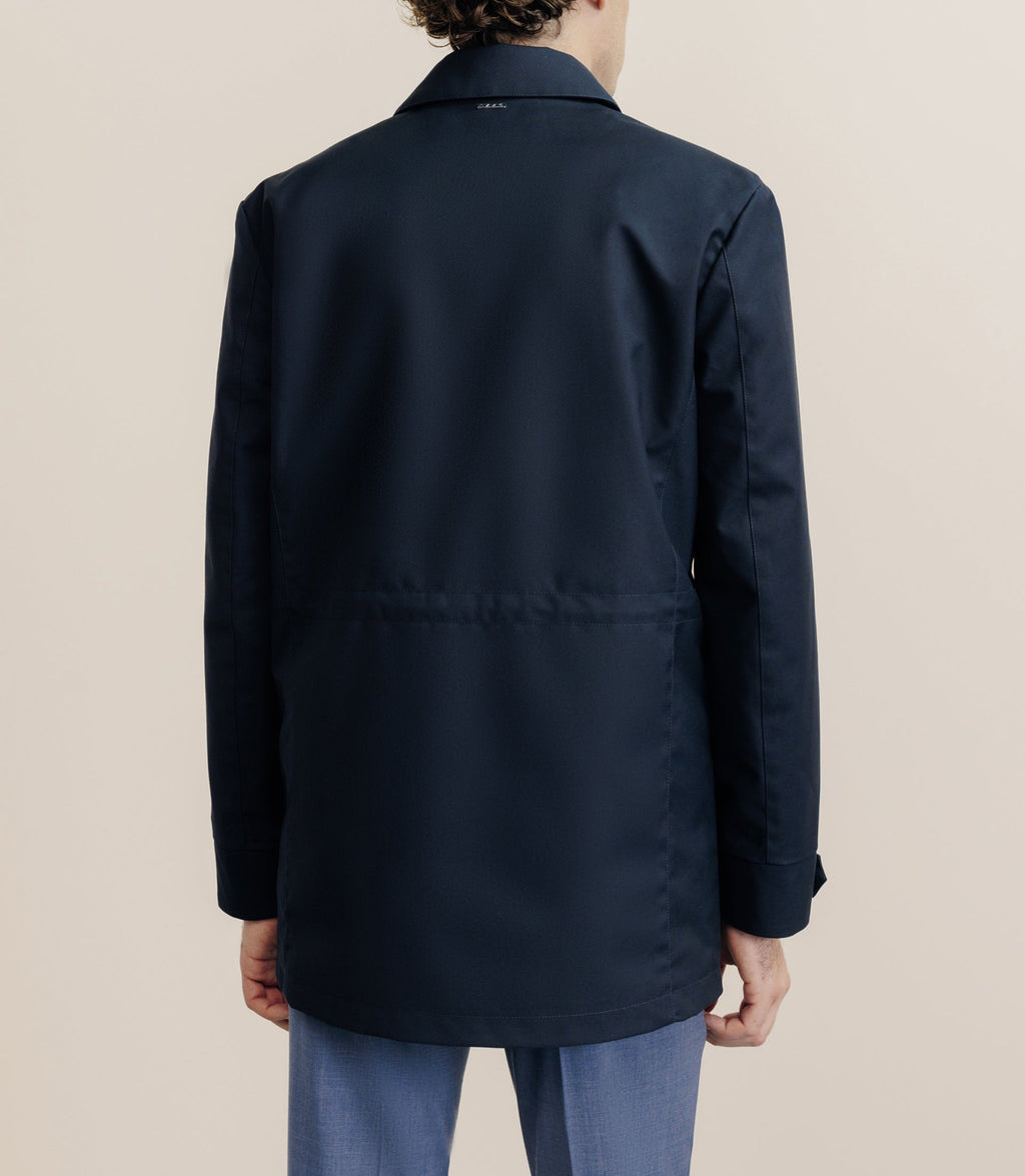 Parka courte 2 poches marine - IZAC