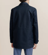 Parka courte 2 poches marine - IZAC