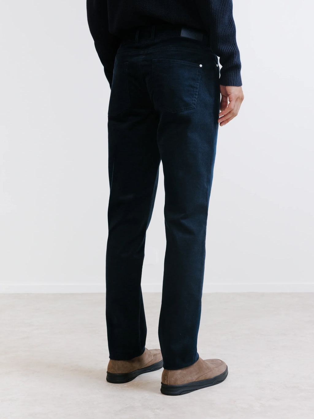Pantalon en velours marine - IZAC