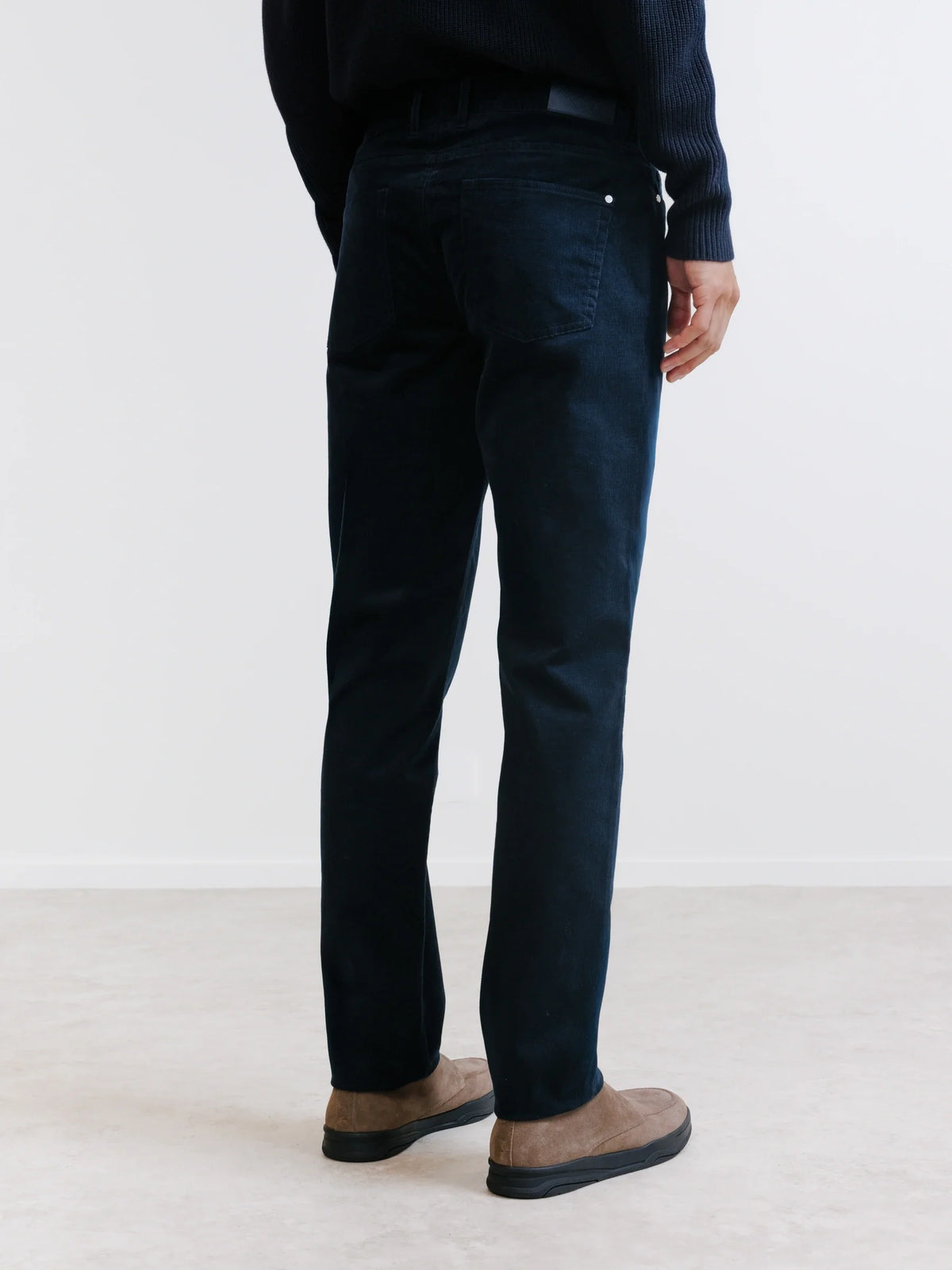 Pantalon en velours marine - IZAC
