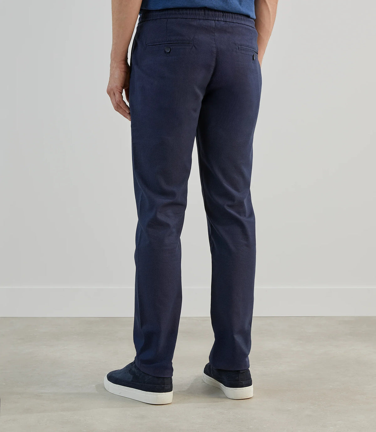 Pantalon casual armuré marine - IZAC