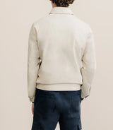 Blouson col chemise beige - IZAC