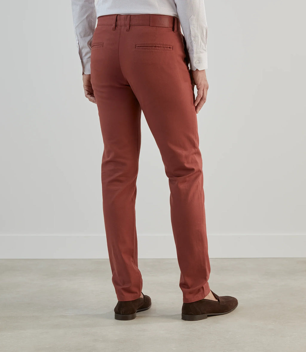 Pantalon armuré rouge bordeaux - IZAC
