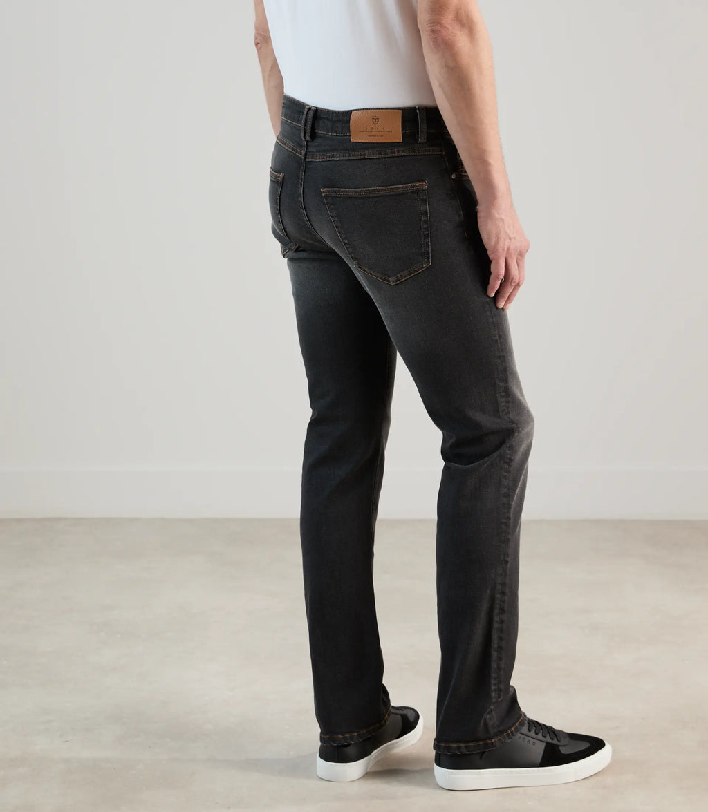 Jean 5 poches regular noir - IZAC