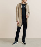 Parka longue et légère beige - IZAC