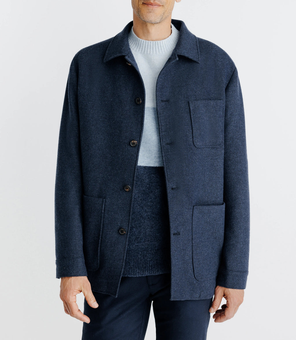 Veste casual bleue - IZAC