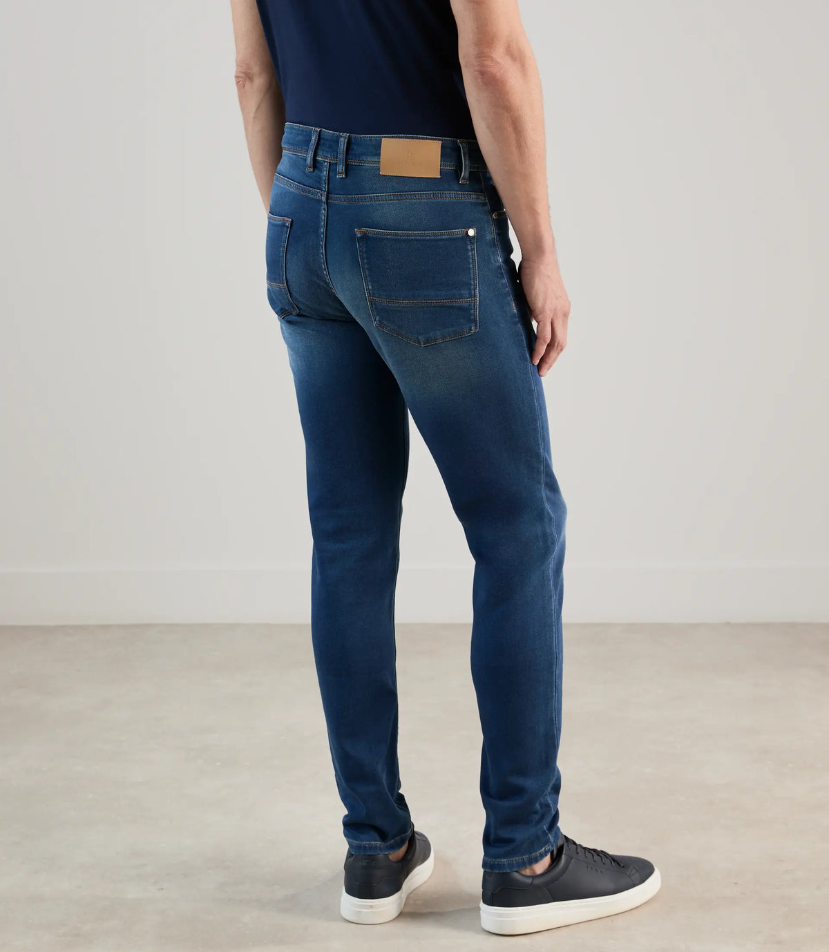 Jean 5 poches stretch bleu moyen - IZAC