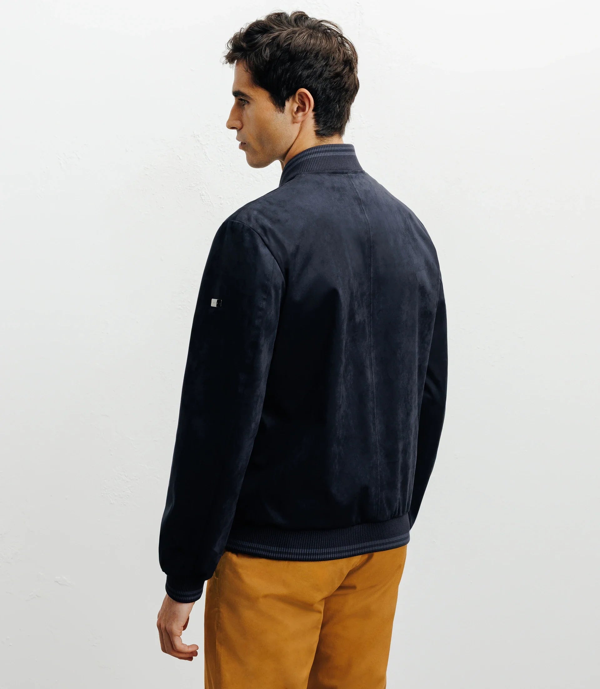 Blouson col teddy marine - IZAC
