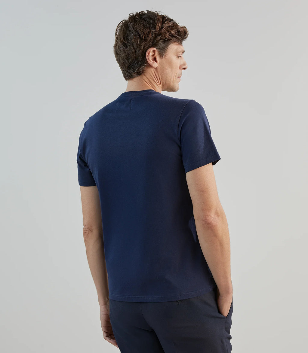 T-shirt à manches courtes avec print marine - IZAC