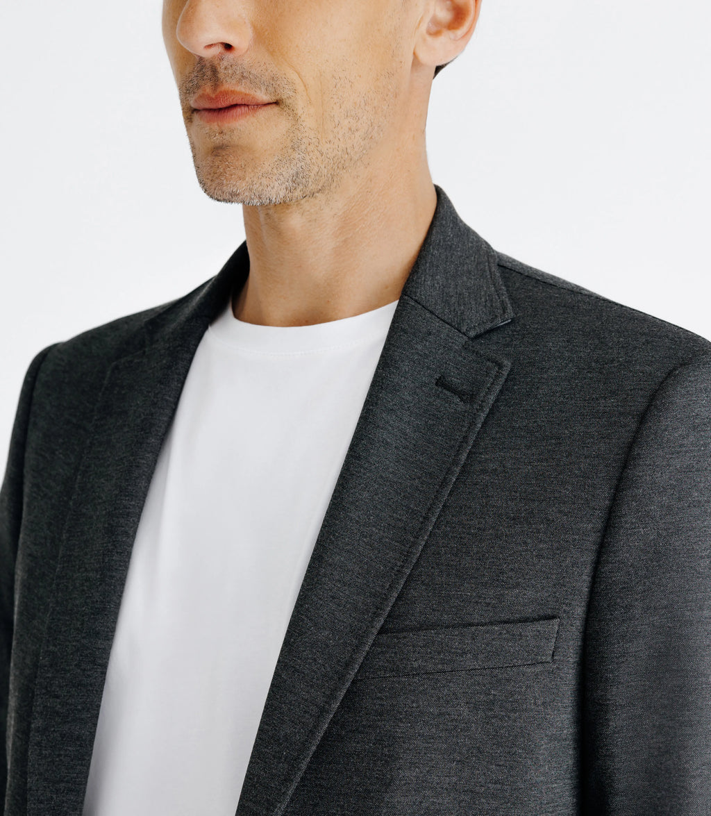Veste ville en maille grise - IZAC