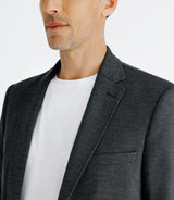 Veste ville en maille grise - IZAC
