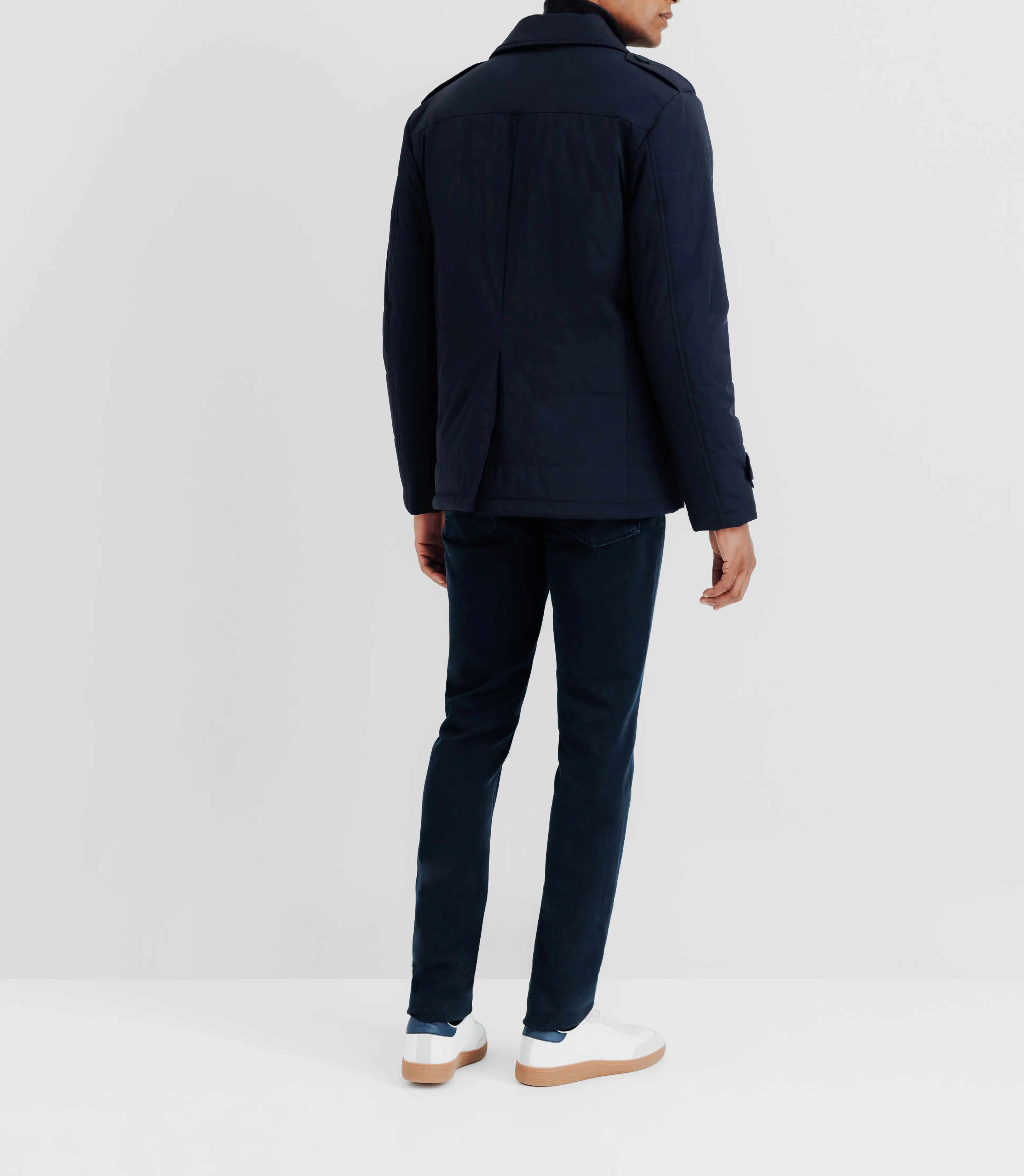Manteau déperlant marine - IZAC