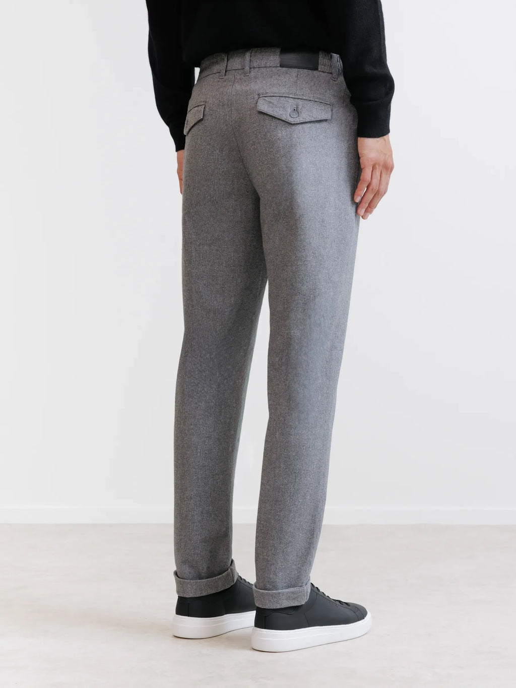 Pantalon flanelle gris - IZAC