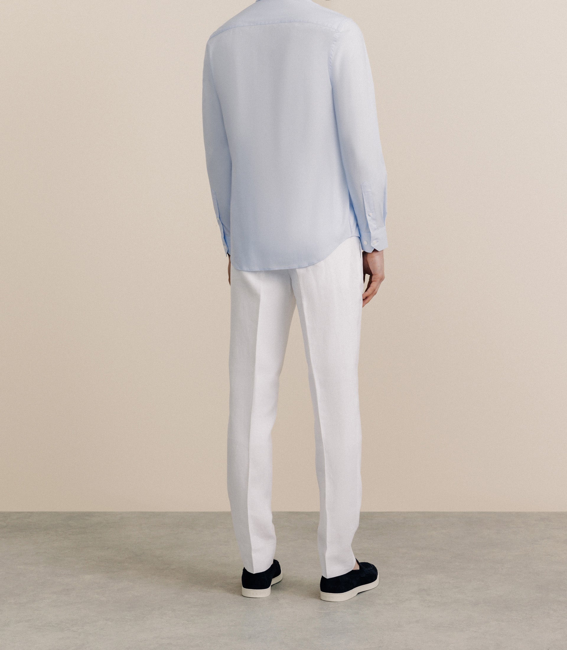 Chemise col français ciel - IZAC