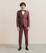 Costume 3 pièces terracotta - IZAC