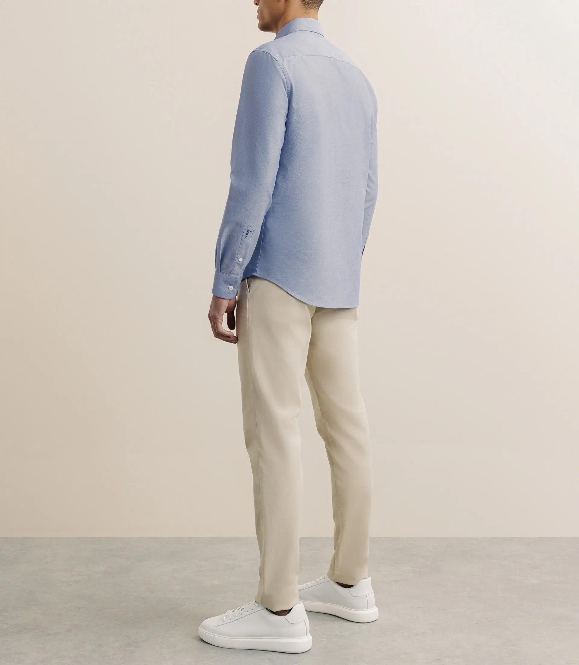 Chemise droite oxford marine - IZAC